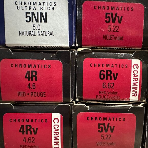 REDKEN CHROMATICS RUBILANE dark RED VIOLET COLOR BUNDLE incl 5NN - Picture 1 of 1